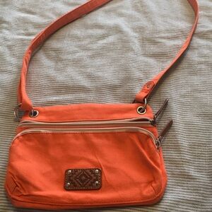 Avon Vibrant Orange Crossbody Bag